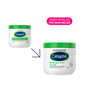 Cetaphil , krem nawilżający do suchej i bardzo suchej skóry ciała, 453 g