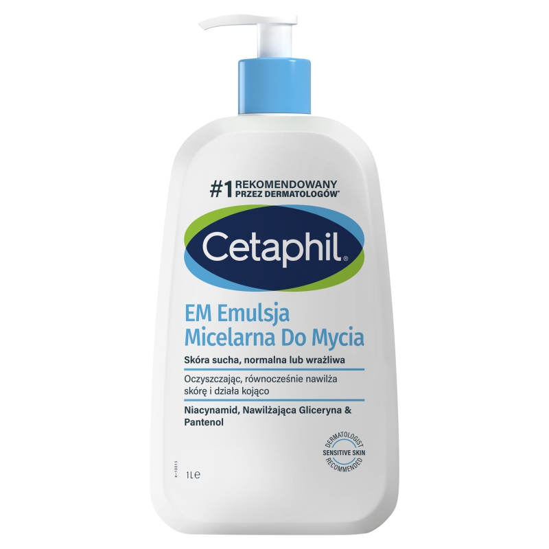 CETAPHIL EM emulsja micelarna do mycia, 1 l