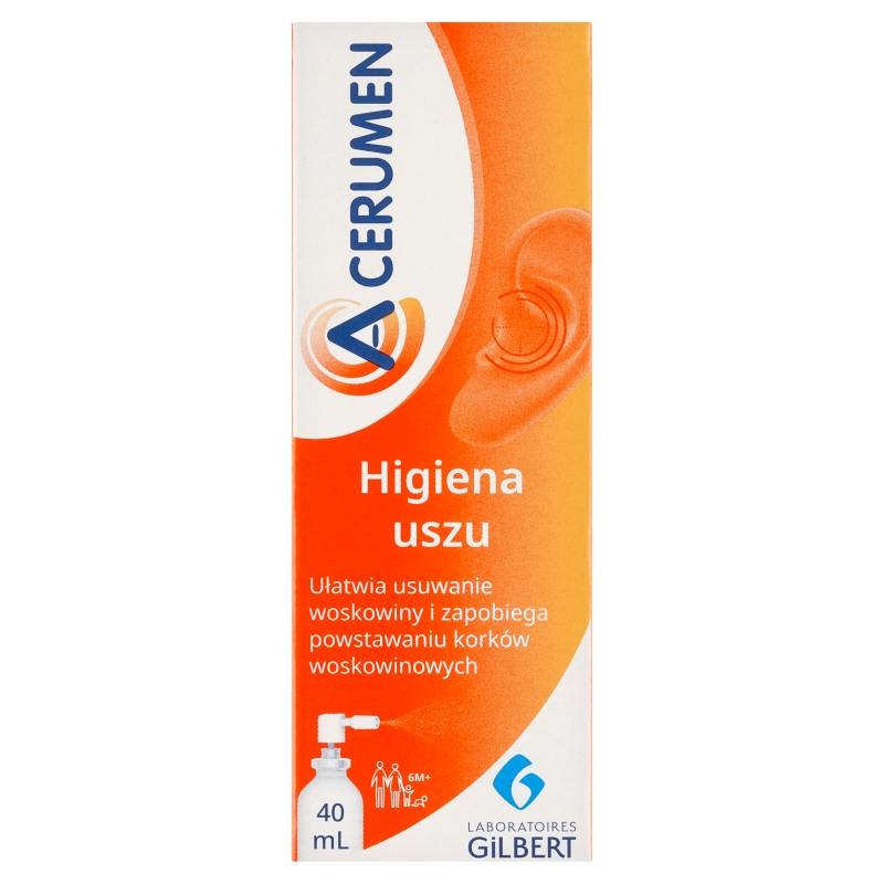 A-Cerumen spray do higieny uszu, 40 ml