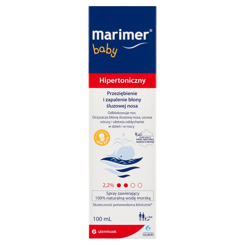 Marimer Baby spray hipertoniczny  do nosa dla dzieci, 100 ml