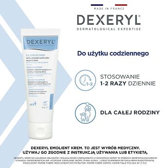 Dexeryl, krem, emolient, 50 g