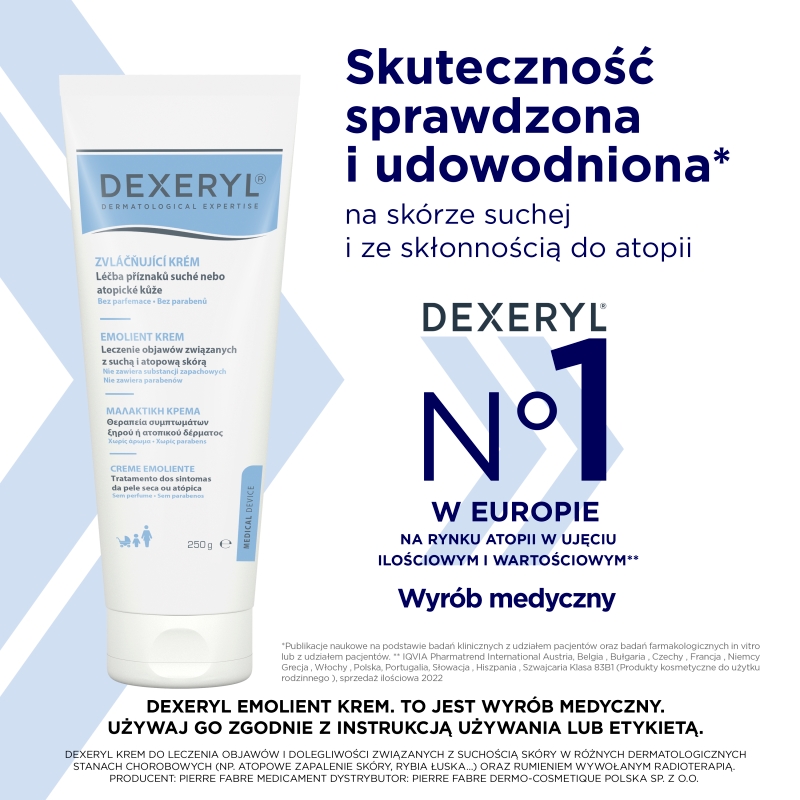 Dexeryl, krem emolientowy, 250 g