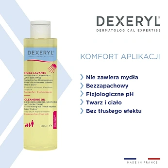 Dexeryl, olejek do mycia, 200 ml