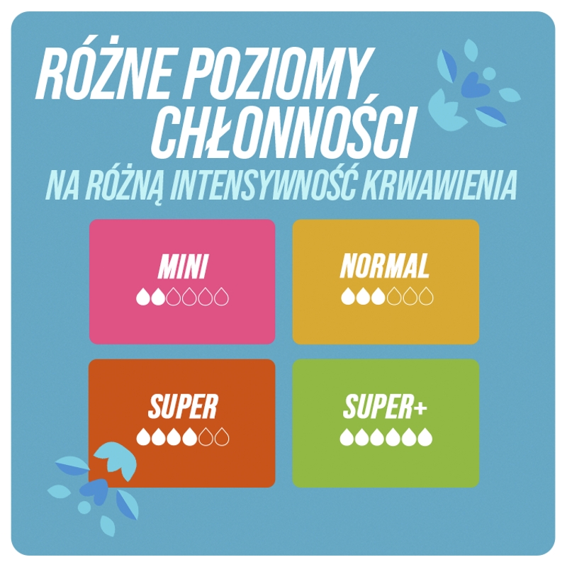 Tampony O.B. ProComfort Normal, tampony do łatwej aplikacji, 16 szt.