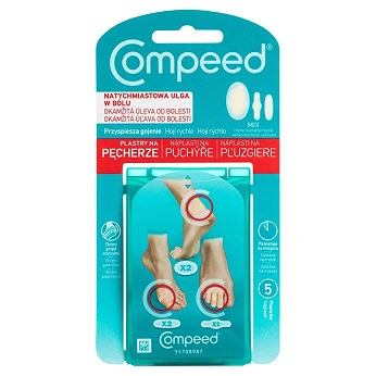 Compeed Plastry na pęcherze , różne rozmiary, 5 szt.