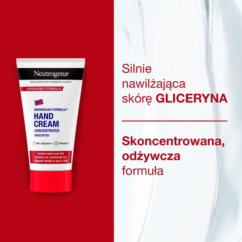 Neutrogena, krem do rąk, bezzapachowy, 75 ml