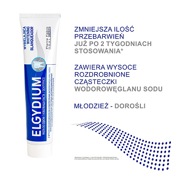 Elgydium Whitening, wybielająca pasta do zębów, 75 ml