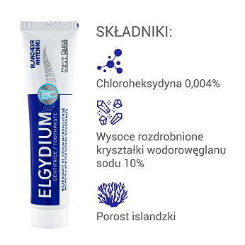 Elgydium Whitening, wybielająca pasta do zębów, 75 ml
