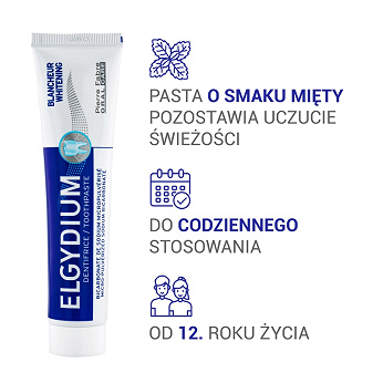 Elgydium Whitening, wybielająca pasta do zębów, 75 ml