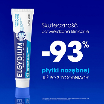 Elgydium Anti Plaque, pasta do zębów antybakteryjna, 100 g