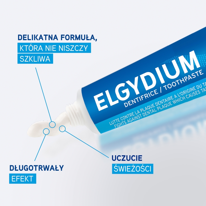 Elgydium Anti Plaque, pasta do zębów antybakteryjna, 100 g