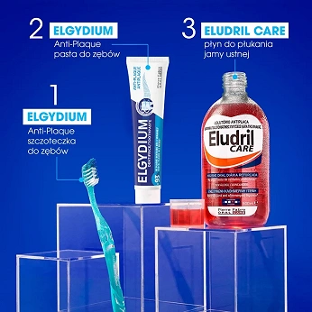 Elgydium Anti Plaque, pasta do zębów antybakteryjna, 100 g