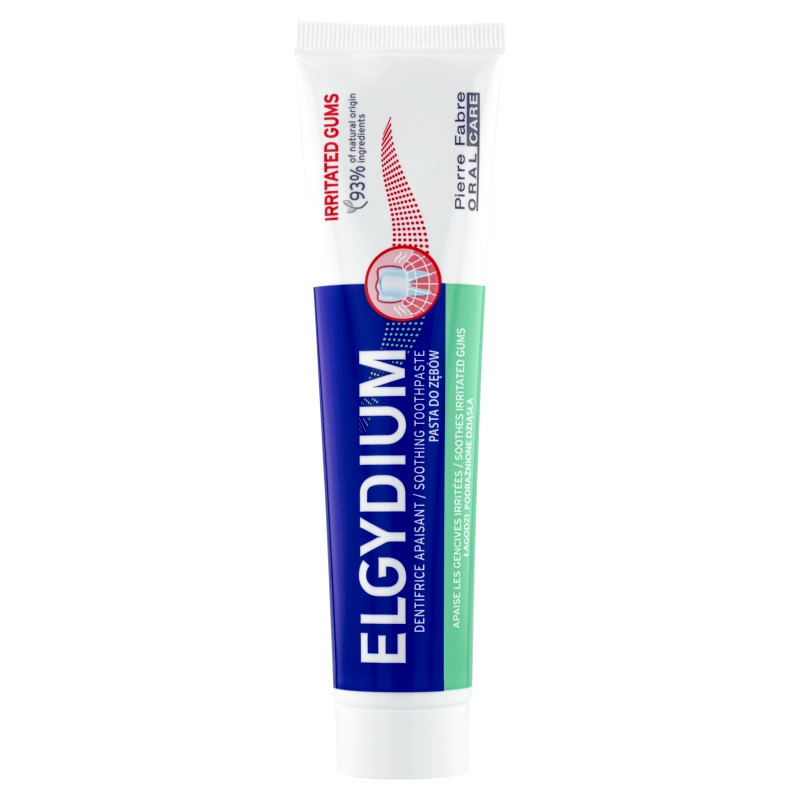 Elgydium, pasta do zębów na podrażnione dziąsła, 75 ml