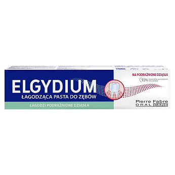 Elgydium, pasta do zębów na podrażnione dziąsła, 75 ml