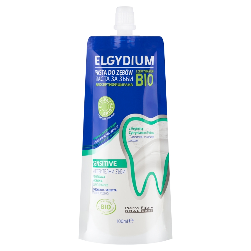Elgydium Bio Sensitive, pasta do zębów wrażliwych, 100 ml