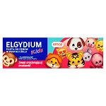 Elgydium Emoji Kids pasta truskawka dla dzieci od 3 do 6 lat, 50 ml