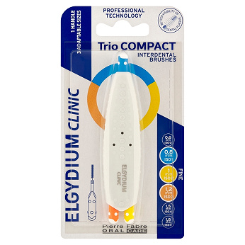 Elgydium Clinic Trio Compact Ombre, szczoteczki międzyzębowe, 1 szt.