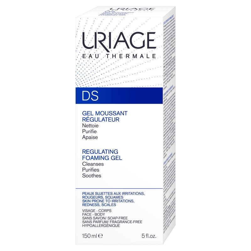 URIAGE DS Żel myjący, do skóry głowy skłonnej do podrażnień, 150 ml