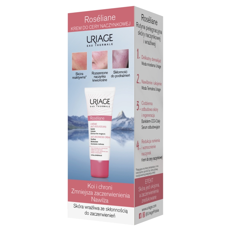 URIAGE Roseliane Krem  do cery naczynkowej, 40 ml