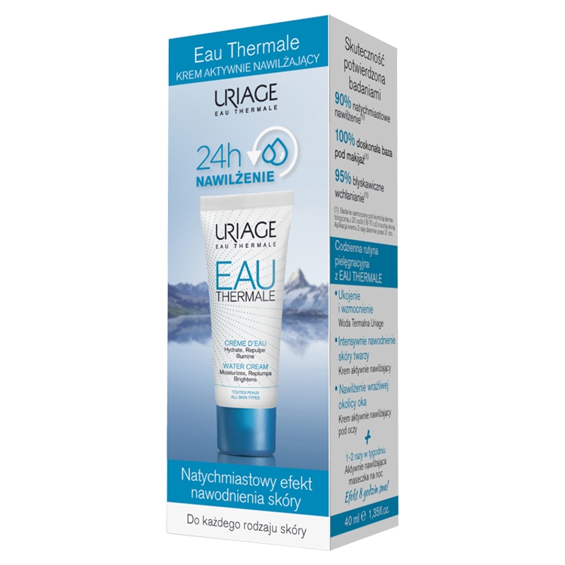 URIAGE Eau Thermale Krem , aktywnie nawilżający, 40 ml