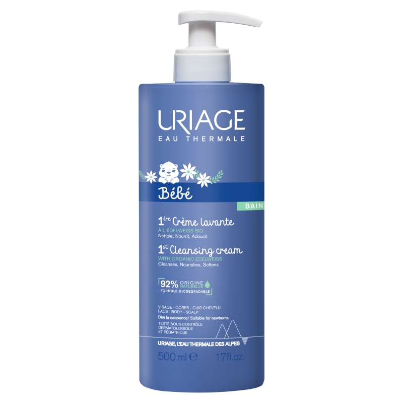 URGO URIAGE Bebe 1st Creme Lavante, cremig Schaum reinigend für Kinder, 500 ml — Inhaltsstoffe und Bewertung