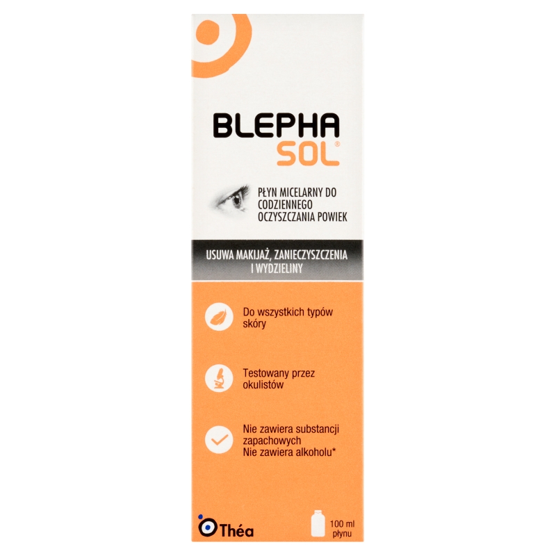 Blephasol, płyn micelarny do pielęgnacji wrażliwych powiek, 100 ml