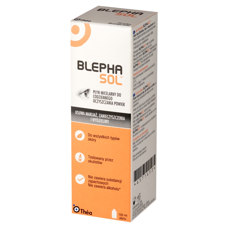 Blephasol, płyn micelarny do pielęgnacji wrażliwych powiek, 100 ml