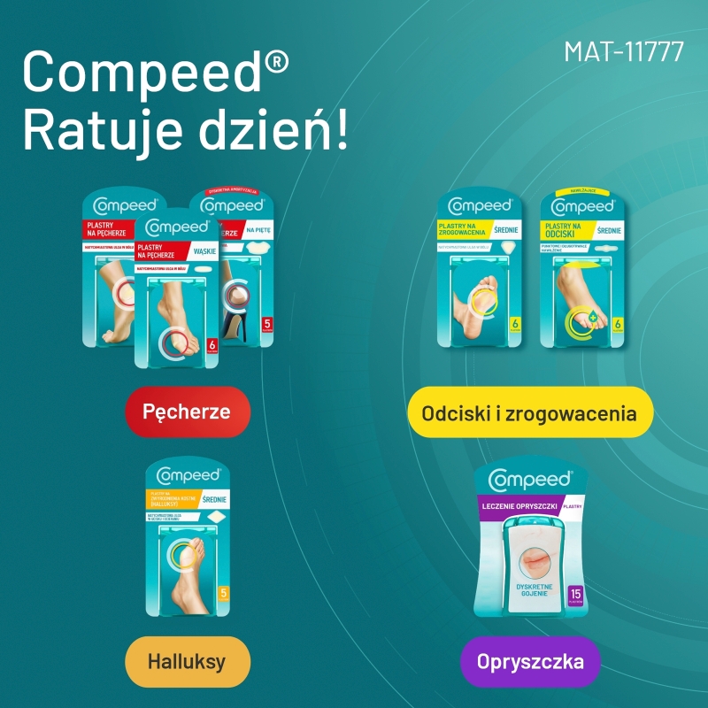 Compeed, sztyft przeciw pęcherzom, 8 ml