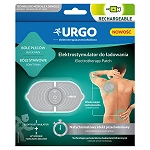 URGO Elektrostymulator do ładowania na bóle pleców i stawów, 1 elektrostymulator + 2 wymienne nakładki żelowe