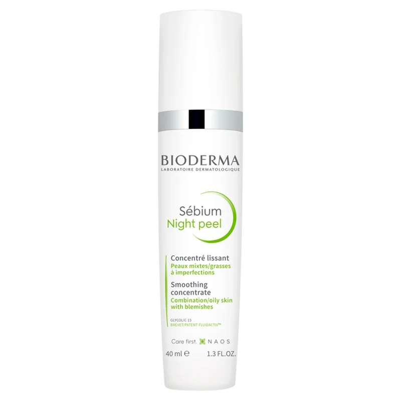 Bioderma Sebium Night peeling do twarzy, 40 ml