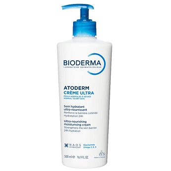 Bioderma Atoderm Creme Ultra , Krem nawilżający do suchej skóry, 500 ml
