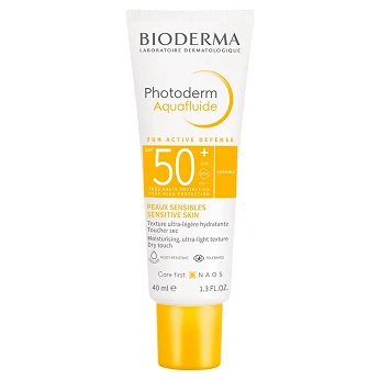 Bioderma Photoderm Aquafluide, ultralekki fluid, bezbarwny, 40ml