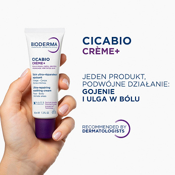 Bioderma Cicabio Creme+, krem do ciała, 40 ml
