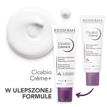 Bioderma Cicabio Creme+, krem do ciała, 40 ml