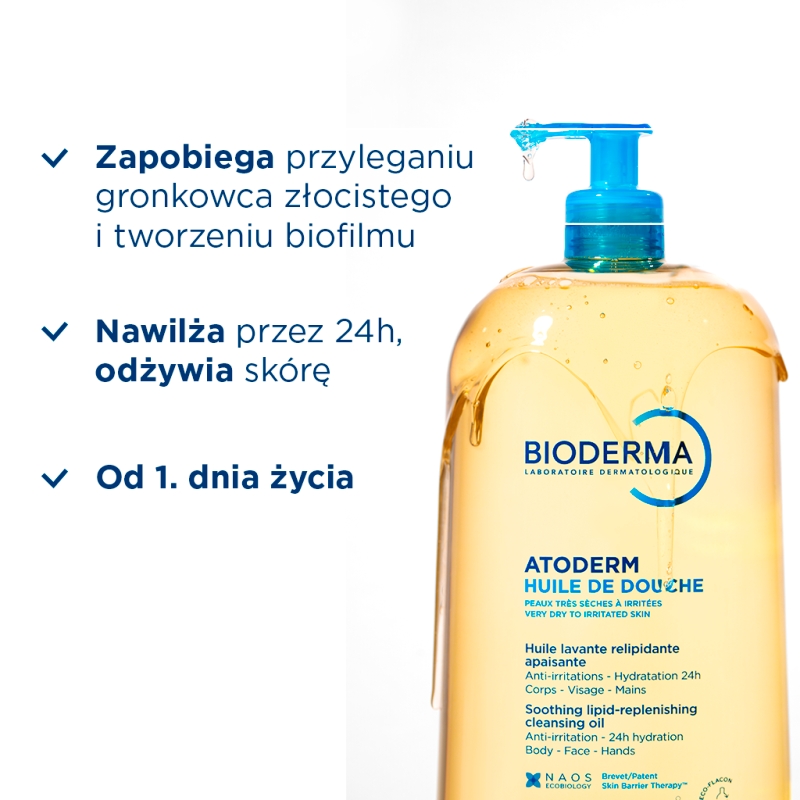 Bioderma Atoderm Huile, olejek do kąpieli, 200 ml
