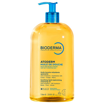 Bioderma Atoderm Huile De Douche, olejek do kąpieli, 1 litr