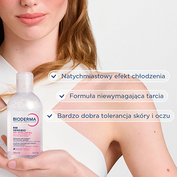 Bioderma Sensibio AR+ Micellar Gel, żel micelarny, 250 ml