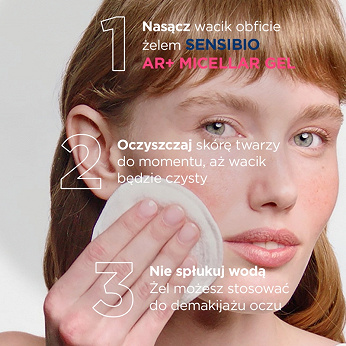 Bioderma Sensibio AR+ Micellar Gel, żel micelarny, 250 ml
