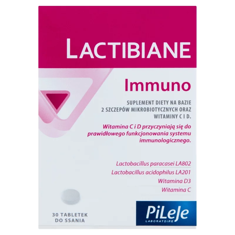 Lactibiane Immuno  tabletki ze składnikami wspierającymi układ odpornościowy, 30 szt.