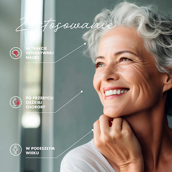 Brain Concentration, kapsułki ze składnikami wspomagającymi funkcje poznawcze i sprawność umysłową, 30 szt.