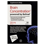 Brain Concentration kapsułki ze składnikami wspomagającymi funkcje poznawcze i sprawność umysłową, 30 szt.
