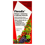 Floradix Żelazo i witaminy tonik z żelazem, 250 ml