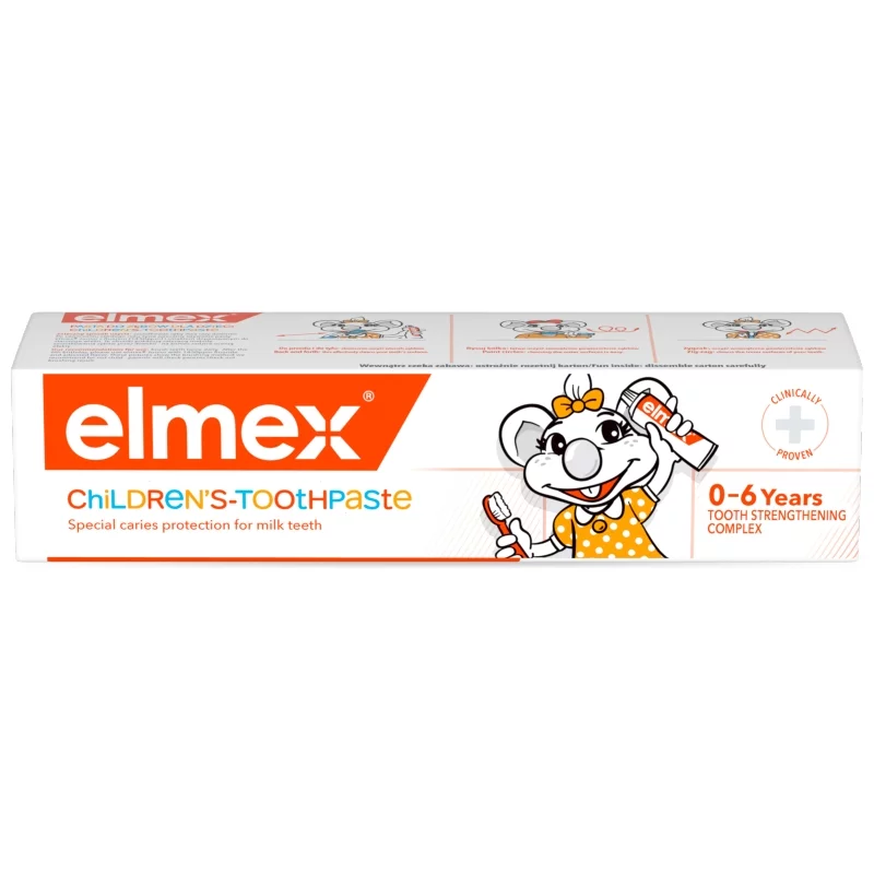 ELMEX Kids pasta do zębów dla dzieci od pierwszego ząbka do 6 lat, 50 ml