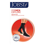 JOBST ForMen Explore podkolanówki uciskowe dla mężczyzn CCL1 czarne, rozmiar 5, 1 para