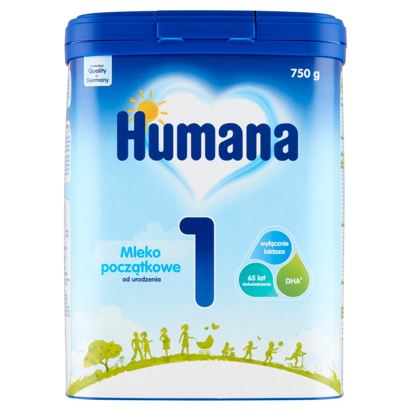 Humana 1, mleko początkowe od urodzenia, 750 g