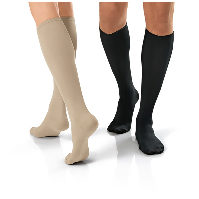 JOBST Travel, podkolanówki uciskowe dla podróżujących 15-20mmHg rozmiar 1 czarne, 1 para