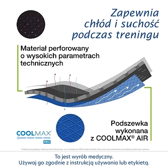 Actimove Sports Edition , orteza stawu kolanowego z odsłoniętą rzepką, rozmiar L, 1 szt.