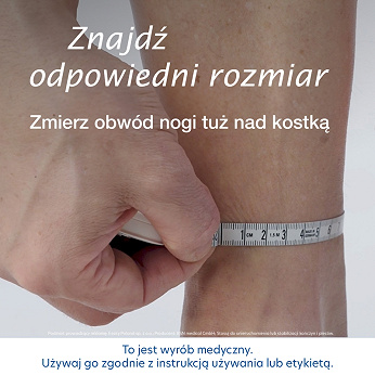 Actimove Sports Edition, stabilizator stawu skokowego z elastycznym pasem do owijania, rozmiar L, 1 szt.