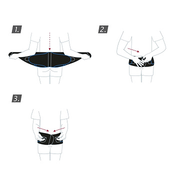 Actimove Back Support, orteza lędźwiowo-krzyżowa, 1 szt.