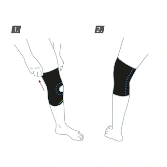 Actimove Knee Support Open Patella, orteza stawu kolanowego rozmiar L, 1 szt.